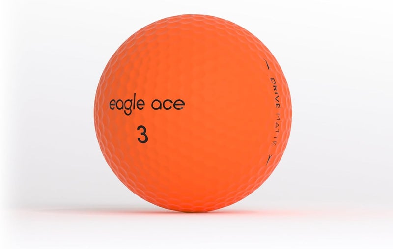 Eagle Ace ™️ DriveMatte Golf Balls-2 Layers-Maximum Distance,Optimal Spin Control - Image 3